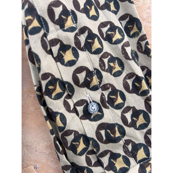 100 % Authentic Dolce & Gabbana Men's Printed Button Up Shirt Size 15 (IT 38) - Picture 4 of 6